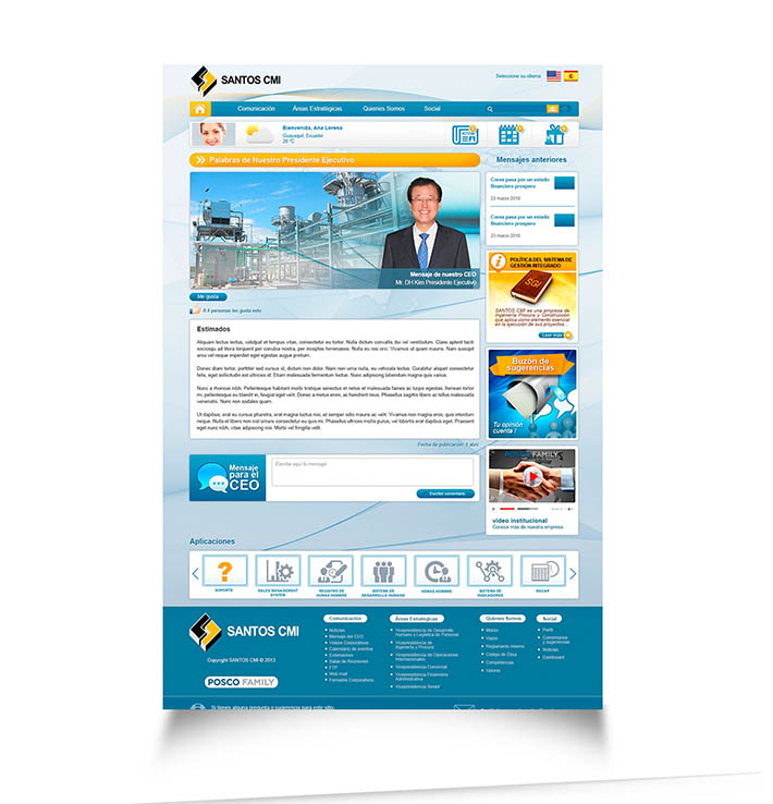 Diseño de páginas intranet Guayaquil