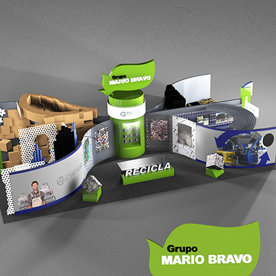 Diseño de Stand 3D Ecuador